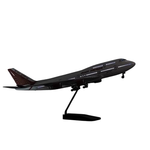 Boeing B747-400 Air India modelo a escala de 47 cm réplica detallada Vantor para vitrina