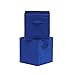 Amazon Basics Cube Organizer Storage Bins Handles, Collapsible Fabric, Pack of 6, 10.5
