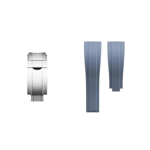 VRo[EHb`oh 20mm 21mm 22mm bNX `[_[ IK tbgGhEHb`xg \tgo[Xgbv tH[fBOobNΉ(Gray silver,21mm-width)