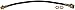 Dorman H620761 Rear Driver Side Brake Hydraulic Hose Compatible with Select Cadillac / Chevrolet Models