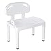 Carex Universal Tub Transfer Bench, Bath Seat with Backrest, Shower Chair for Elderly and Disabled, Transfer Bench & Shower Seat for Bathtub with Adjustable Legs, Converts to Right or Left Hand Entry