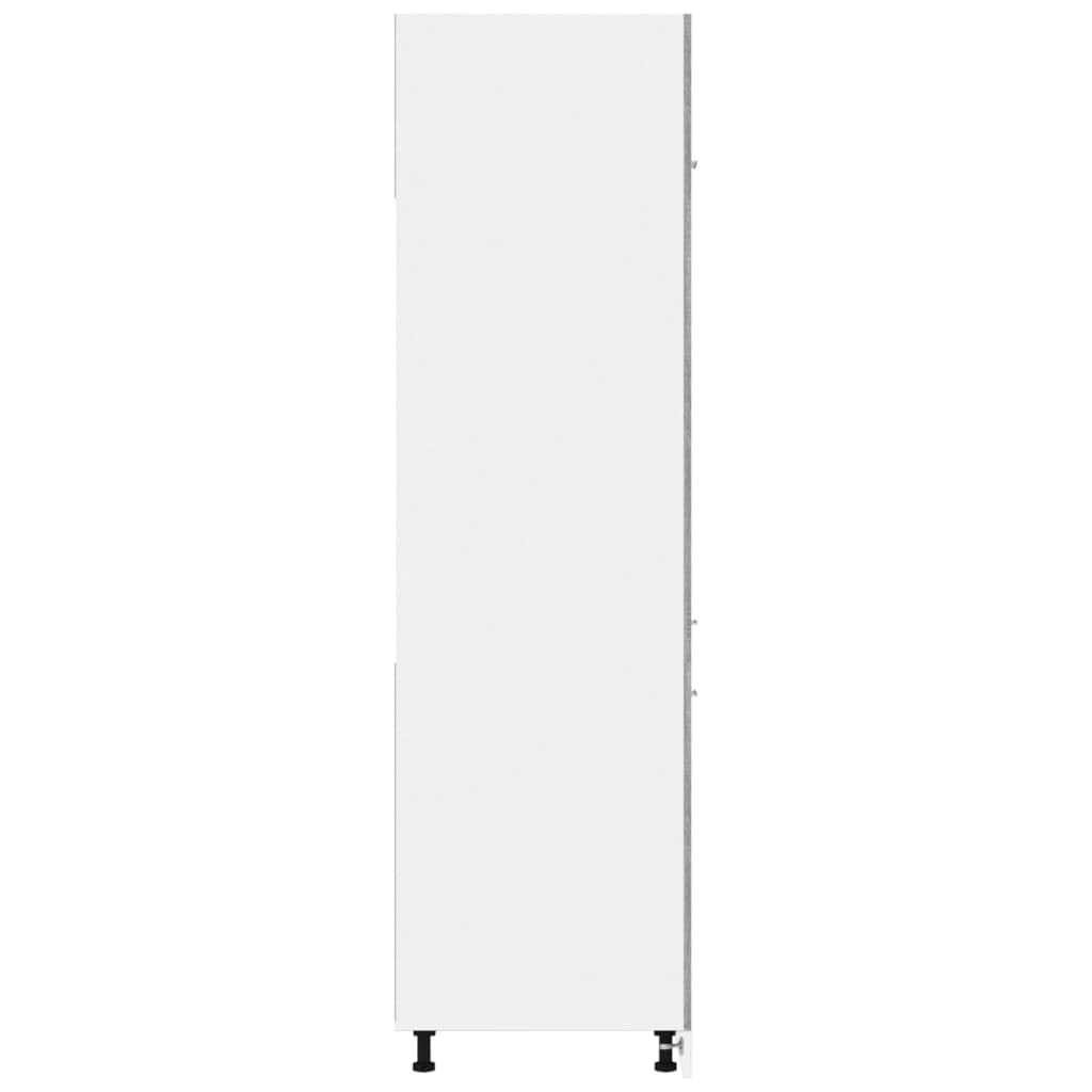 Szafka chłodnicza Lyon szara Sonoma 60 x 57 x 207 cm materiał drewnopochodny