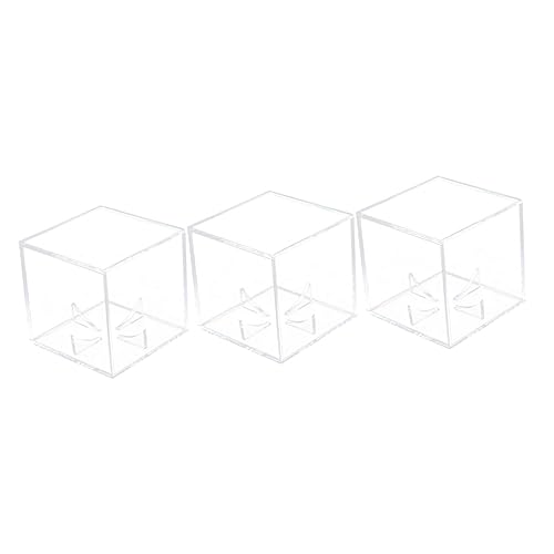 Kisangel 3 Pçs Jogador De Cubo Para Esportes Autógrafos Suporte De Golfe Autografado Cubo-Exibição D