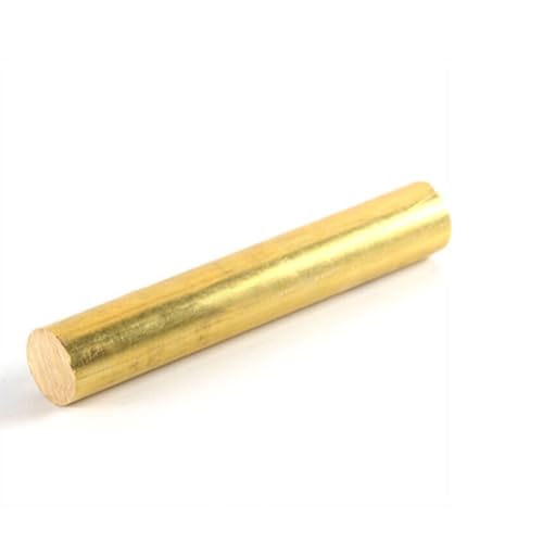 HAOTAISH H62 Brass Round Bar is Suitable for DIY Handicrafts Electronic Electrical Machinery Industry, Length 200mm,16mm*200mm