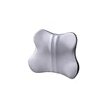Clouds Cashmere Kopfkissen, schützende Lendenwirbelstütze, atmungsaktives Auto-Kopfstützenkissen, lindert Stress, Autozubehör(Lumbar support)