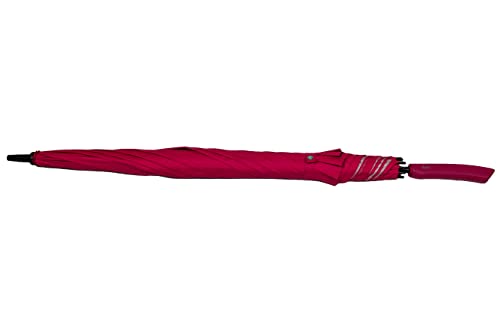 Sun Umbrella Golf Big Size UV Protective Long & Non-Foldable, Maroon, Extra Large, Classic