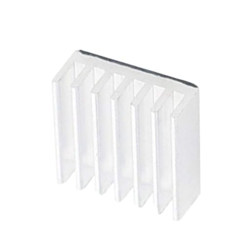 Image of Raspberry Pi 3 in 1 Heat Sink Aluminum for Raspberry Pi 4B (White) - Pack of 2