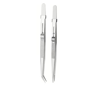 TIDTALEO 2 Stück Präzisionspinzetten Set