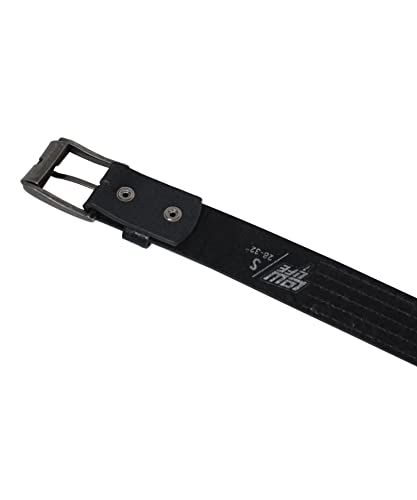 Lowlife of London Belts Shrink 5 Row Pyramid Leather Belt, Studded Punk Goth Rock Pyramid Belt for Men and Women3