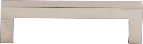 Top Knobs M1161 Nouveau III Square Bar Pull, Brushed Satin Nickel