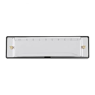 PacuM Harmonica par clé d’instrument 10 trous 20 tons Harmonica C Tone 8K Orgue à bouche en titane avec étui for débutant Harmonica - Les Beatles, Paul McCartney, John Lennon, RIngo Starr, George Harrison PacuM Harmonica par clé d'instrument 10 trous 20 tons Harmonica C Tone 8K Orgue à bouche en titane avec étui for débutant Harmonica – Image 3