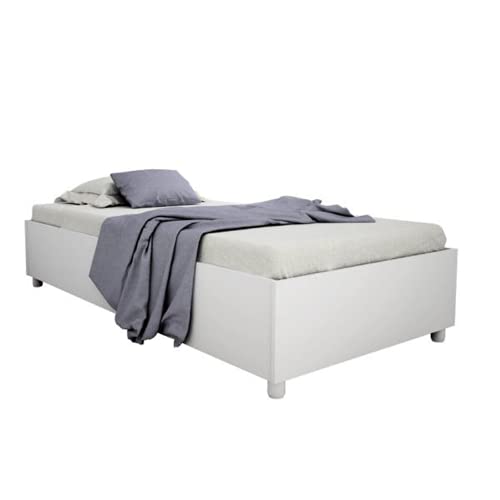 Cama Solteiro Mônaco Tcil Móveis Branco