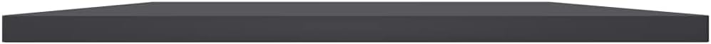 vidaXL Modern Bookshelf Boards in Gray, 23.6"x19.7"x0.6", Engineered Wood, Pack of 4, Easy to Clean Replacement Shelf Panels