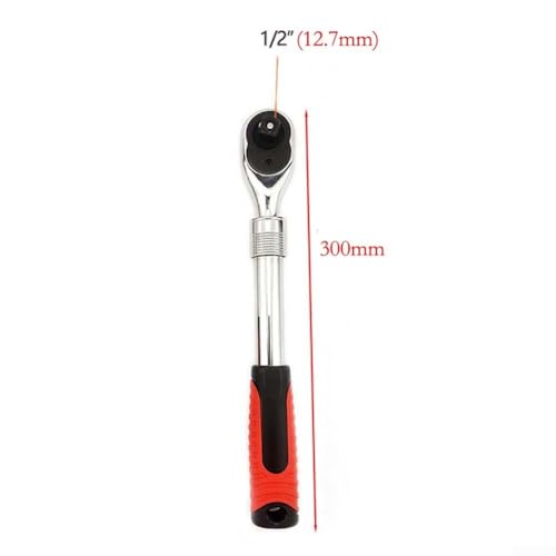 Clé à cliquet extensible pour débloquer les écrous difficiles de 12,7 mm