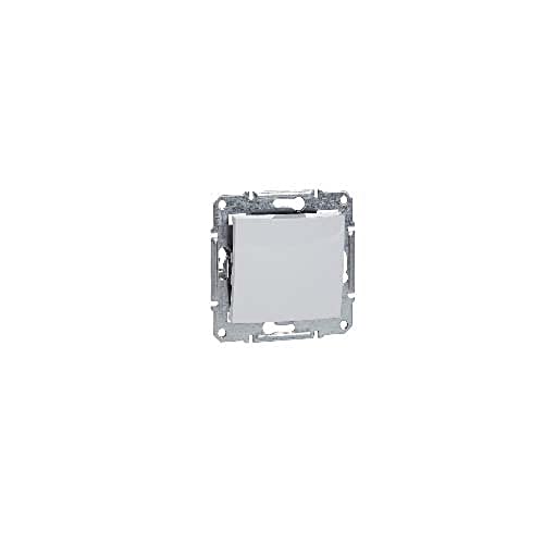 Schneider Electric S520666 Tapa Ciega Odace Color Blanco - Marco Y Mecanismo Para Tomas E Interruptores (Plástico, IP20)