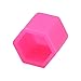 uxcell 20Pcs 17mm Pink Luminous Car Wheel Lug Nut Bolt Hub Screw Cover Protective Cap