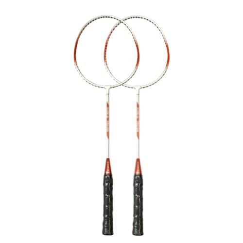 Raquette de badminton fendue avec tige carbone et tête alliage pour entraînement