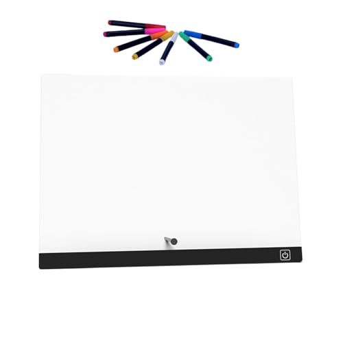 Tableau dessin acrylique lumineux effaçable à sec pour enfant