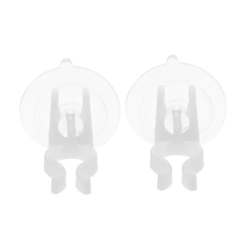 Hemoton 2pcs Window Candle Holder Clamps Suction Cups Christmas Lights Holders for Glass Tiles and Walls