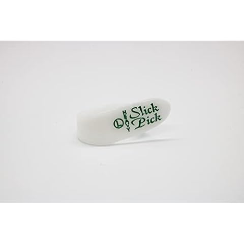 Fred Kelly Picks D2B-H-8 Delrin Slick Large Thumb Heavy Guitar Pick (Pack of 8),white Cover