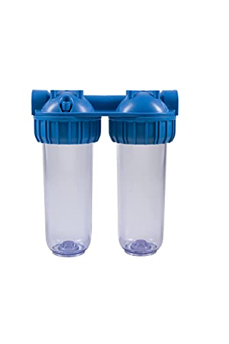 Dual Whole House Water Filter Purifier > Carbon Block and Sediment Filters Included