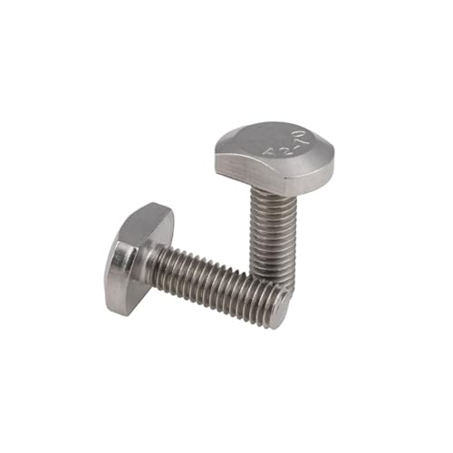 Perno en T M10 de acero inoxidable 304 en forma de ranura GB37 con longitud de 70mm