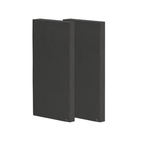 Image of Timber Acoustics Sound Absorption Panels, Sound proofing for Room, Roxul Rockwool Absorption Panels | Noise Absorber for Home | 2' x 4' x 2 inch. NRC=0.90 [SET OF 2] (Black)