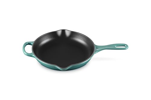 Image of Le Creuset Enameled Cast Iron Signature Round Skillet, 9 inch, Riviera