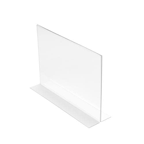 Stand Up Sign Holder Double Sided Landscape A4 Clear+ Free finchley Refill Pen (8)