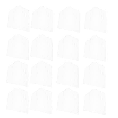 20-Pack Boys and Girls Clothing Garment Bags Dustproof Hanging Storage Covers for Home Hotel and Shop Sturdy Non-Woven Fabric Waterproof Breathable for Children's Apparel