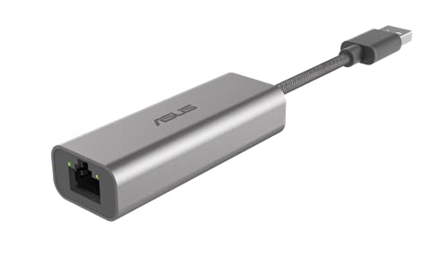 Adaptador Ethernet USB ASUS USB-C2500 Tipo A con compatibilidad 2.5G 5