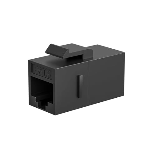 Coupleur RJ45 CAT6 femelle pour relier vos câbles Ethernet dans le salon ou au bureau