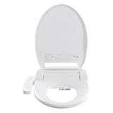 Intelligenter Smart Toilettensitz WC Bidet mit Düse, Elektrischer Dusch WC Sitz, Toilette Sitz mit Warmwasser Trockner Selbstreinigende Düse Erwärmung, Einstellbarer Multi Bidet Toilettensitz