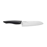 Kyocera Innovation Series Ceramic Knife, 6' CHEFS SANTOKU, White