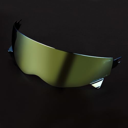 EXO Covert Motorcycle Helmet Visor Replacement Vintage Helmet Shield Lens Motorcycle Helmet Accessories (Gold)