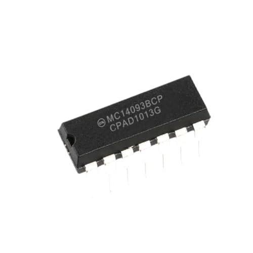 5PCs All-New for Original MC14093BCPG DIP14 Quad 2 Input with Non-Schmidt Trigger Logic-Gate and Inverter Integrated Circuit (IC) New for Arrival 2025 High for Quality
