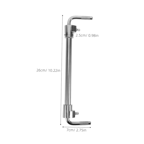Soporte de abrazadera metálica para cowbell y bombo VANZACK, ligero y ajustable, compatible con baterías para actividades al aire libre y creación musical miniatura 2