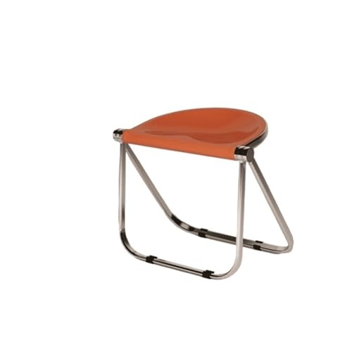 Tabouret ottoman pliable métal plastique salon salle à manger balcon jardin
