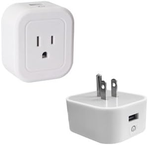 Azpen Home- Smart Plug with USB Port 1 Pack Remote Control