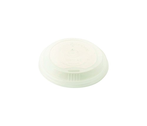 World Centric Pla Lids For Hot Cups, Fits 10 Oz To 20 Oz Cups, White, 1,000/carton
