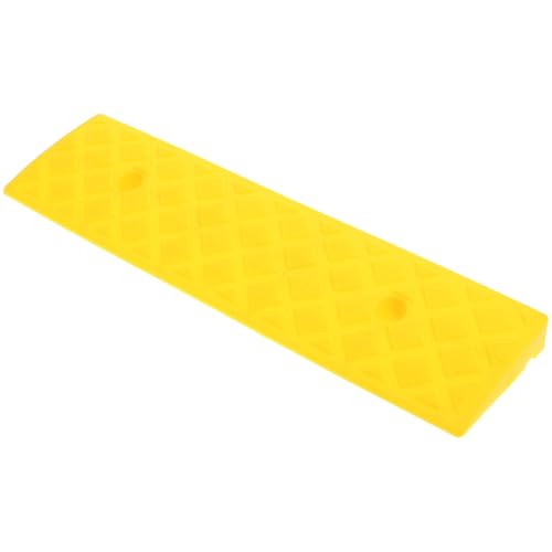 Rampa plástica para motocicleta y vehículo 3 cm alta amarilla miniatura 1