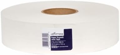 Saint-Gobain ADFORS FDW6619-U FibaTape Paper Drywall Joint Tape 2-Inch x 500-Feet, White