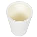 JOINPAYA Plastic Trash Can, White, Round, Open-Top, Recyclable, 11