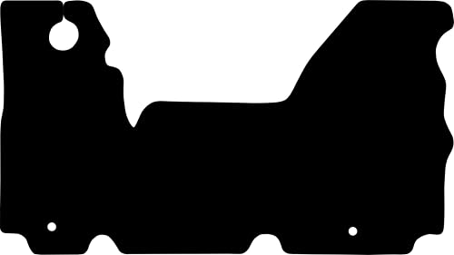 Kovvar Tapis de Sol Compatible avec Renault Master 2003-2010 Correspondant à la Version: 2 | Banquette Double | Qualité: Basic