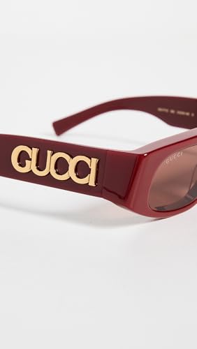 Gucci Women's Gg1771s Sunglasses, red, 51 - Image 3