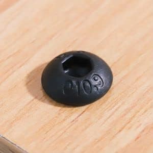 Glvaner M10-1.5 x 30mm Alloy Steel Button Head Socket Cap Screws Bolts, Black Oxide Finish, 10.9 Grade Alloy Steel, Full Thread Coverage, ISO7380, Allen Hex Drive, 8 PCS