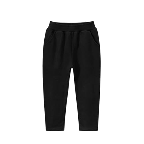 Sweatpants for Girls Fashion 2025 Cute Jogger Kids Uniform Pants with Pocket Winter Warm Back to School Clothes