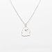 LEIYAN 2PCS Cute Cartoon Ghost Friendship Couple Pendant Necklaces For Fashion Necklaces Jewelry