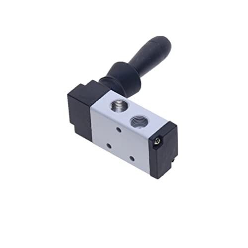 Válvula manual neumática 1/4 de 5 vías con ajuste rápido de 10 mm 6