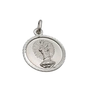 Pedro faci Medalla Virgen Loreto Plata de Ley 20mm 3.3grms
